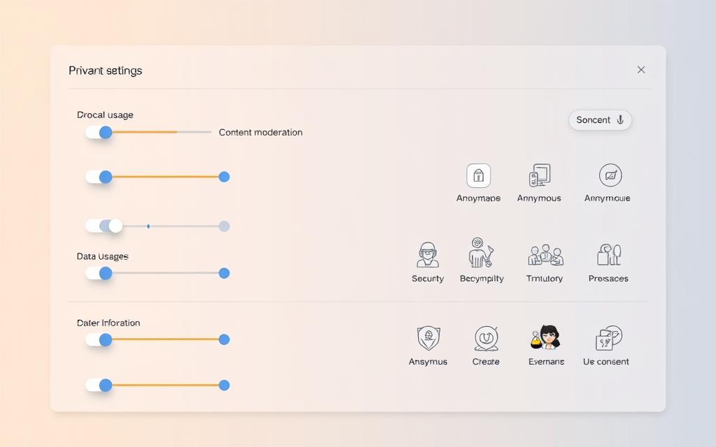 Character AI privacy settings