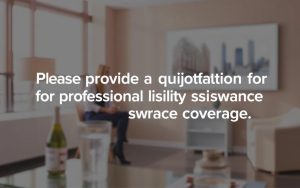 professional liability insurance cost